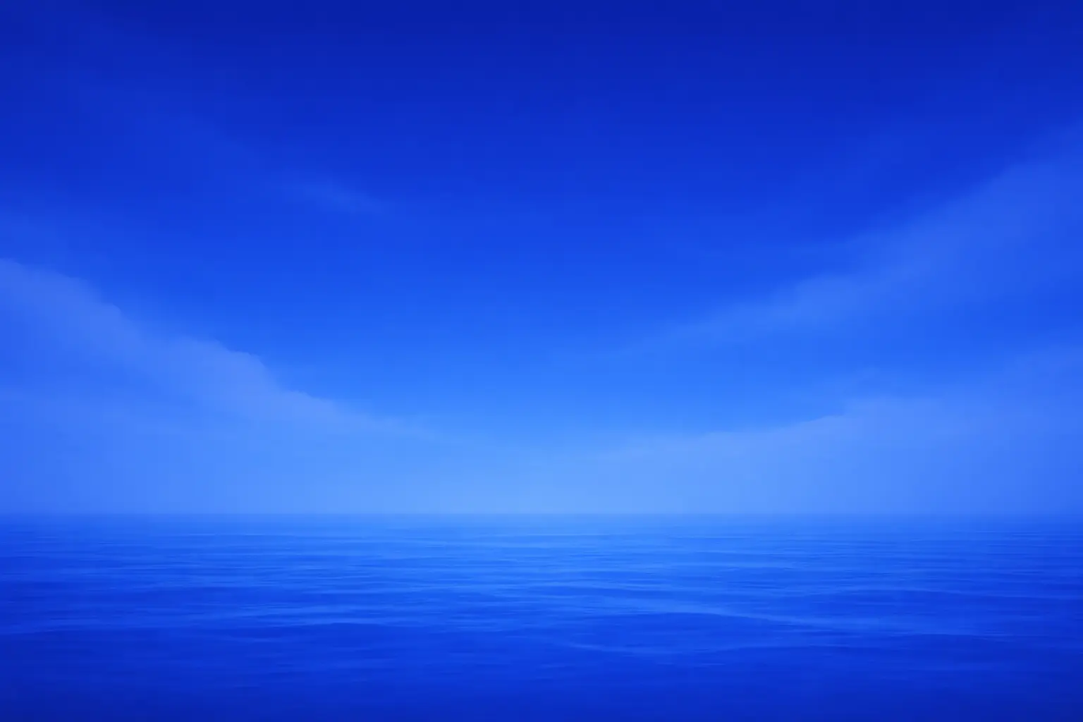 Cielo e mare in luce diurna, fotografia naturale